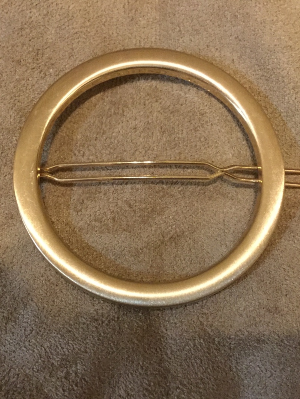 Jcrew hair clip brushed gold
